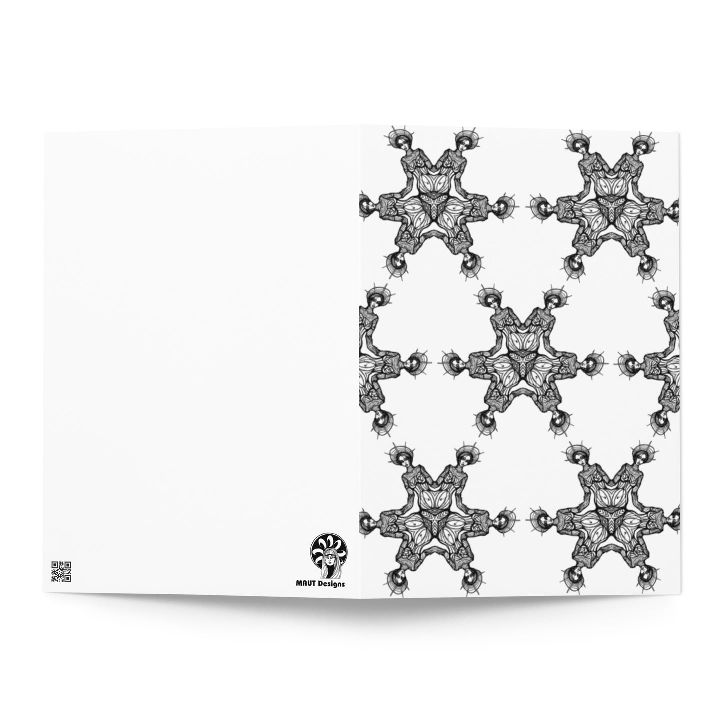 Liberty Kaleidoscope Blank Greeting Card