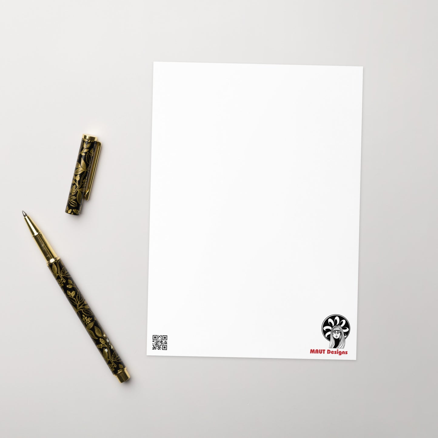 Berehynia with Sunflower Seeds Blank Greeting Card