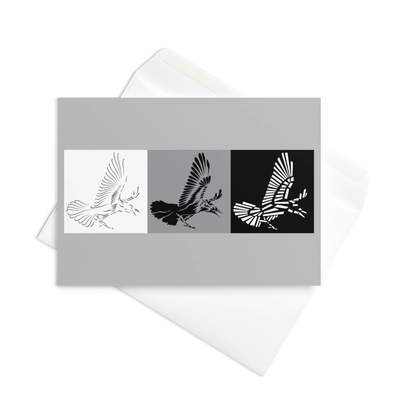Murder Evolution Blank Greeting Card