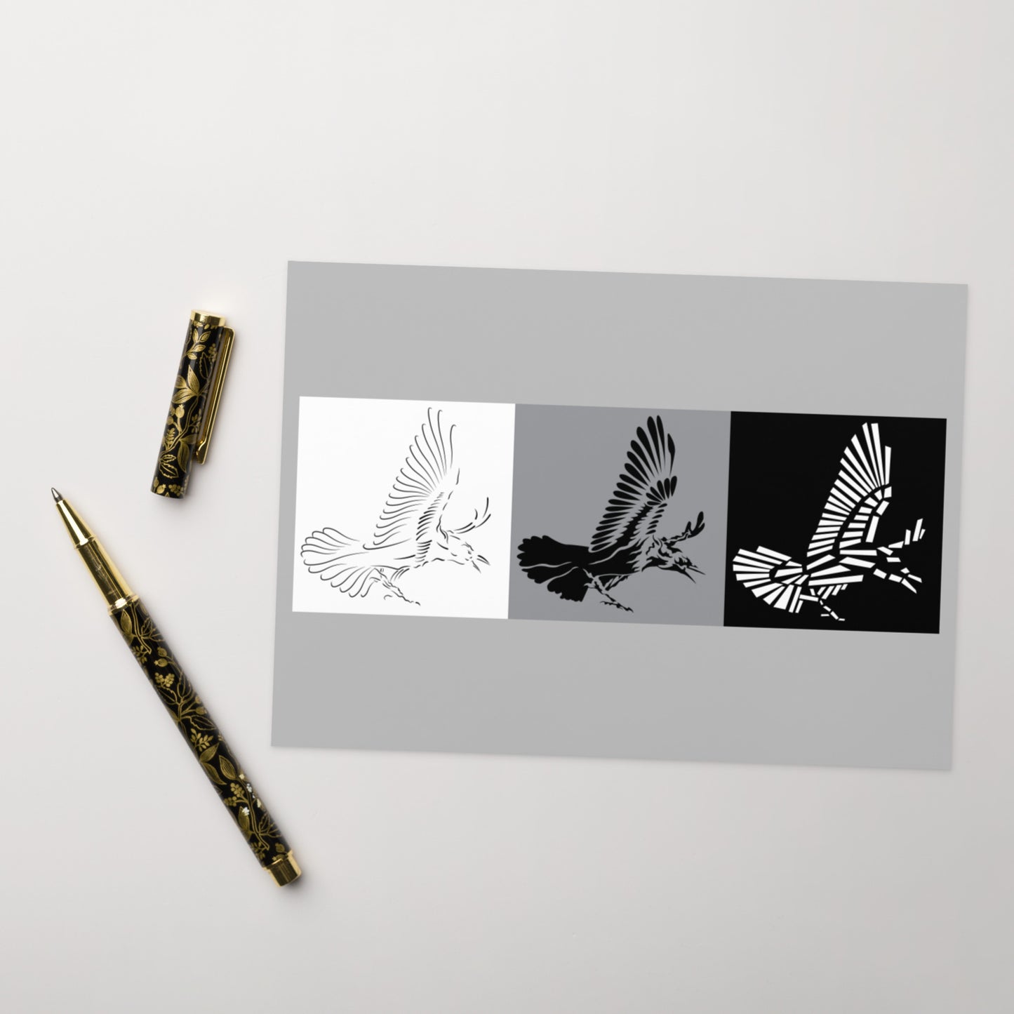 Murder Evolution Blank Greeting Card