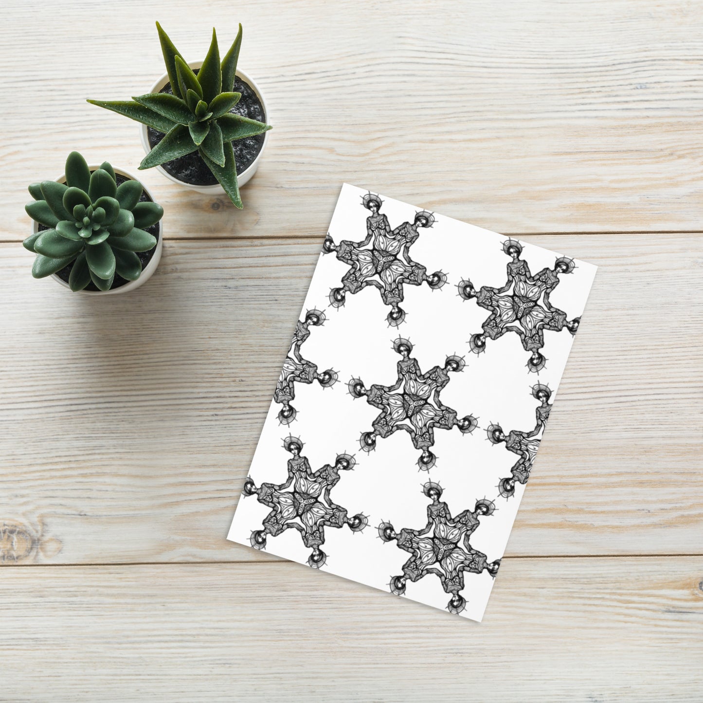 Liberty Kaleidoscope Blank Greeting Card
