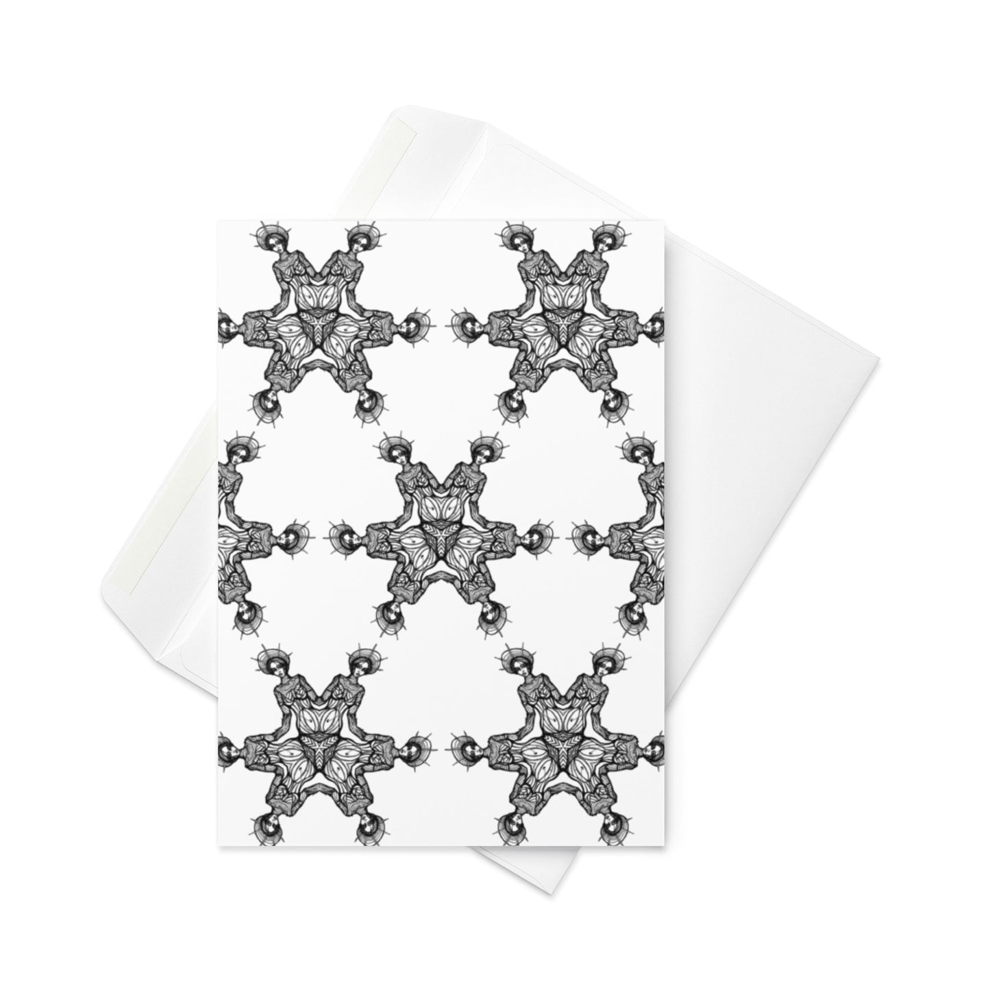 Liberty Kaleidoscope Blank Greeting Card