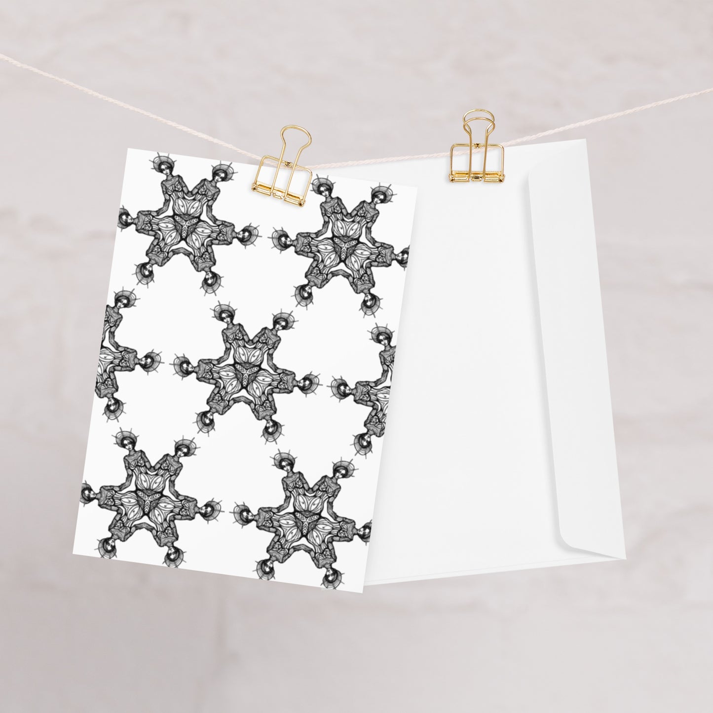 Liberty Kaleidoscope Blank Greeting Card