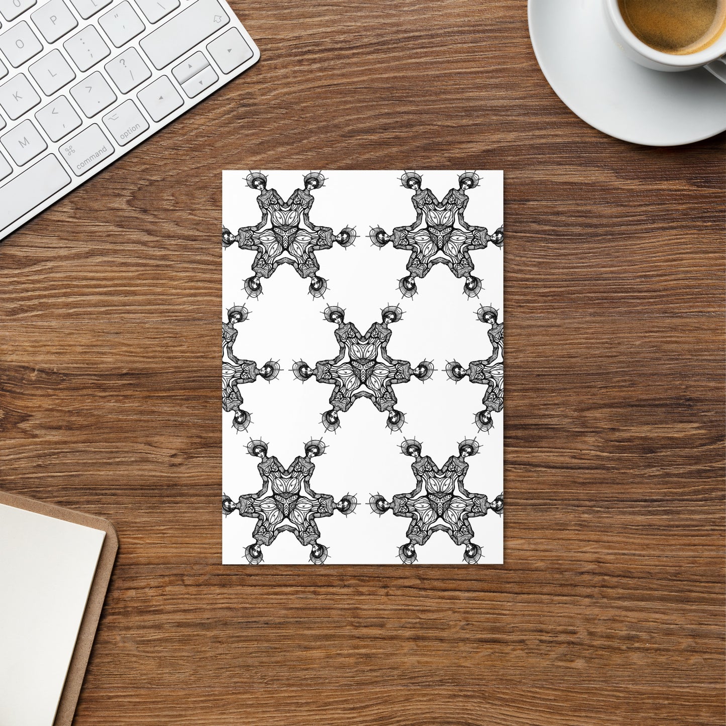 Liberty Kaleidoscope Blank Greeting Card