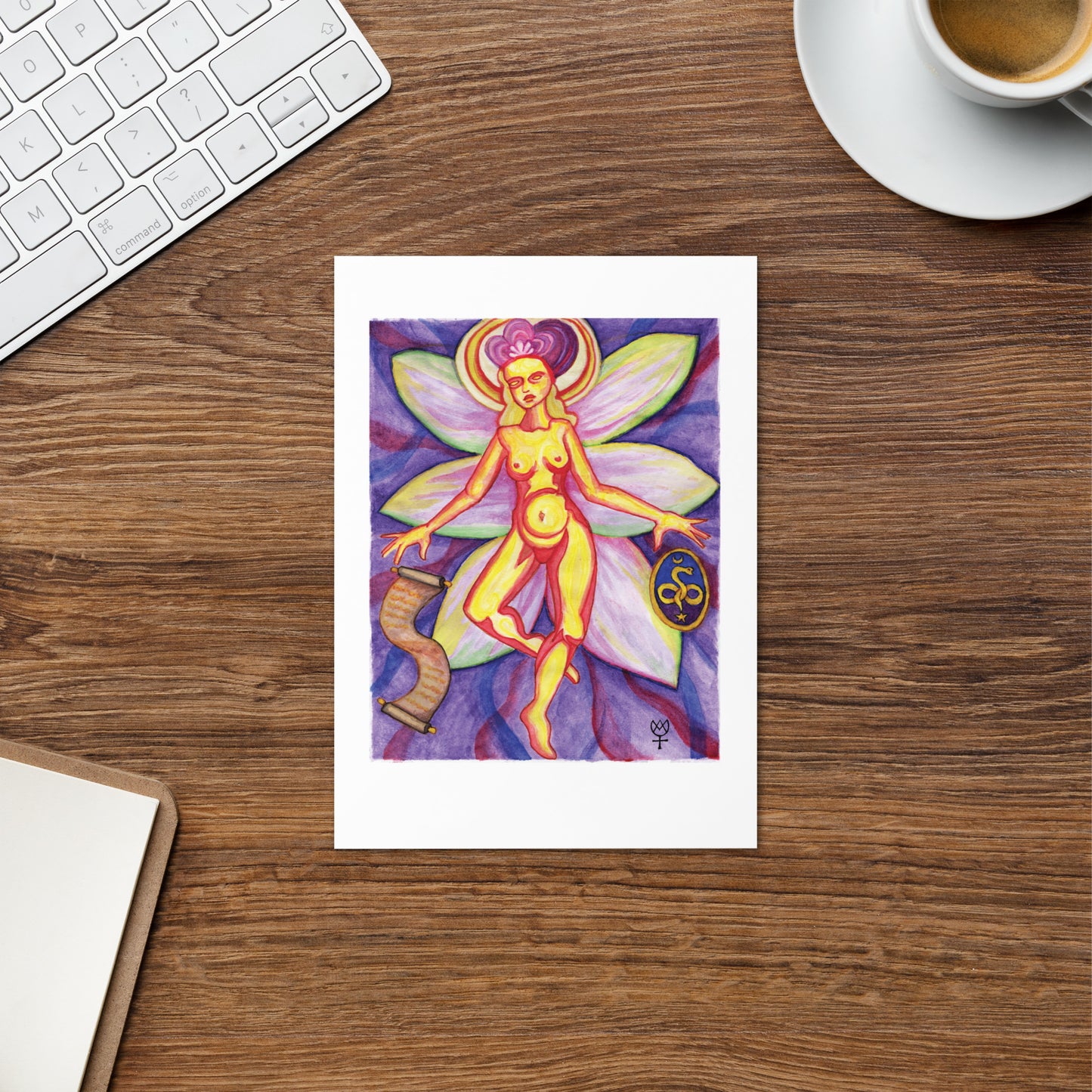 Sophia Mother of God Blank Greeting Card