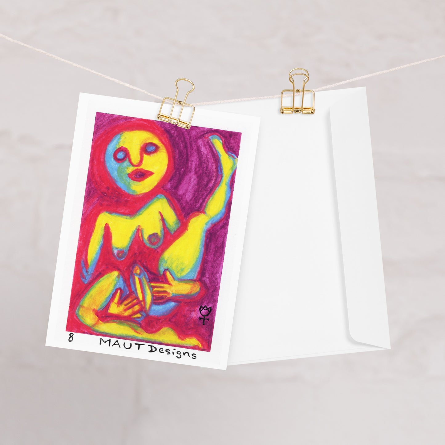 Sheela na Gig 8 Blank Greeting Card