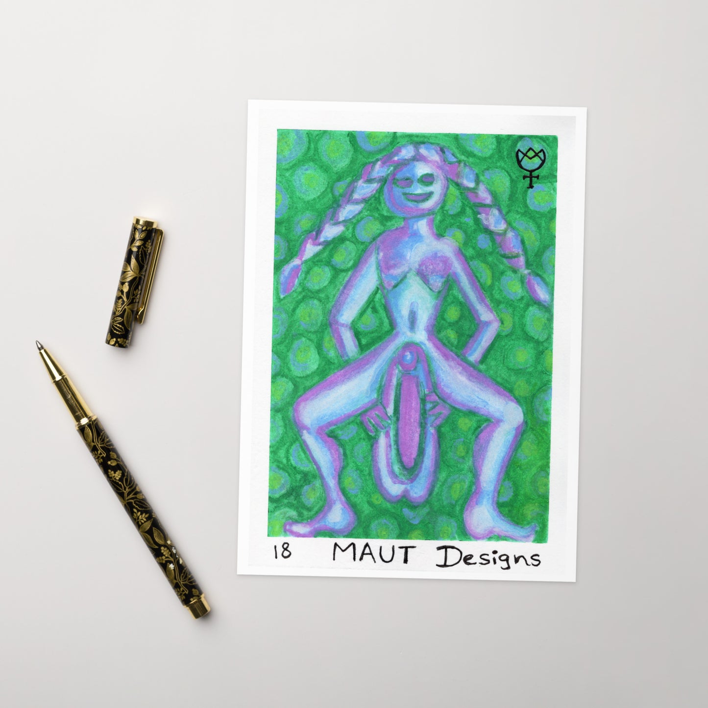 Sheela na Gig 18 Blank Greeting Card