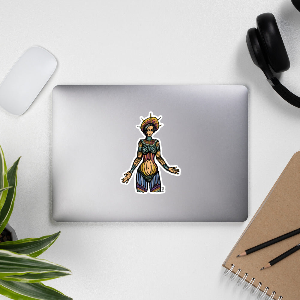 Liberty Stained Glass Sticker