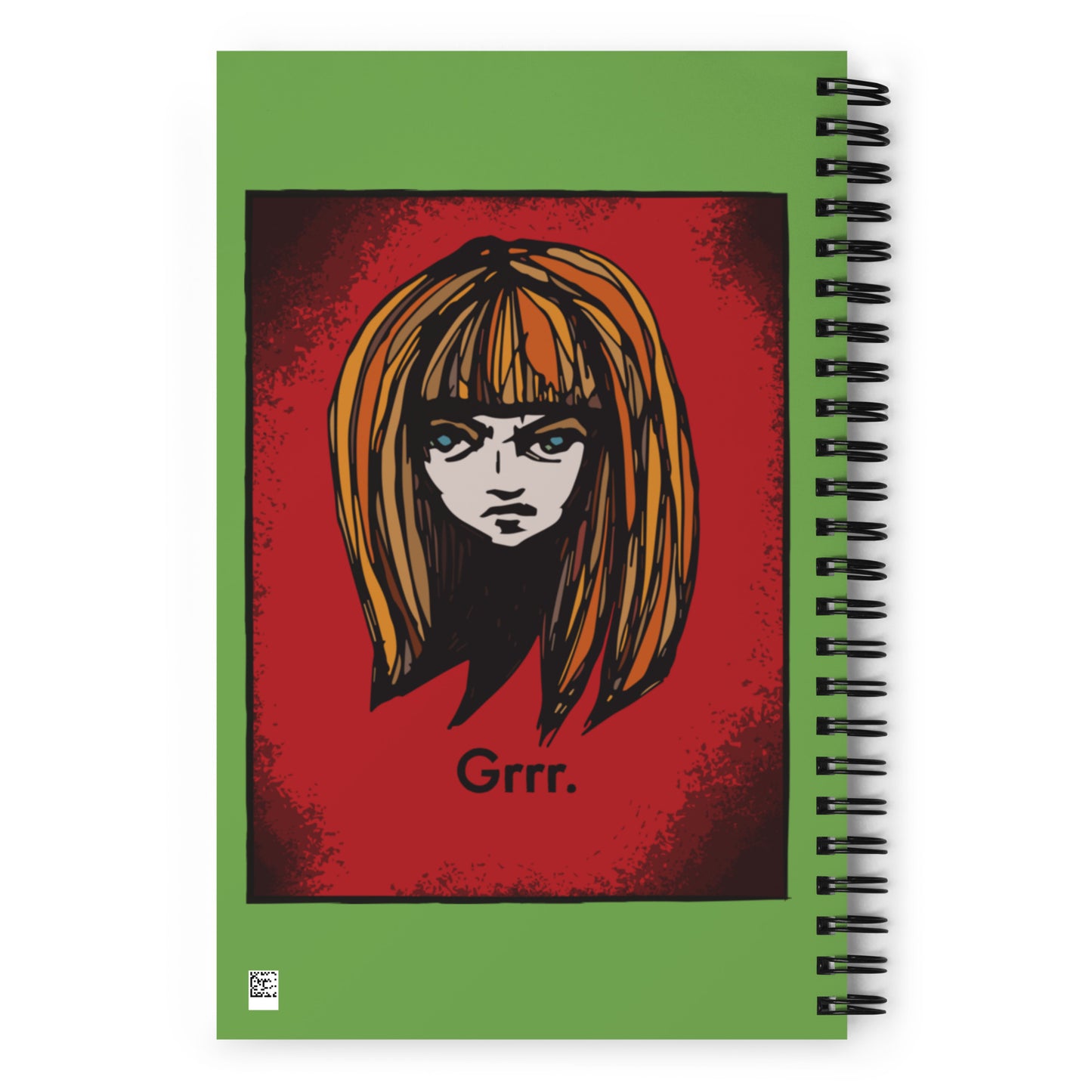 Grumpy Girl Spiral Notebook
