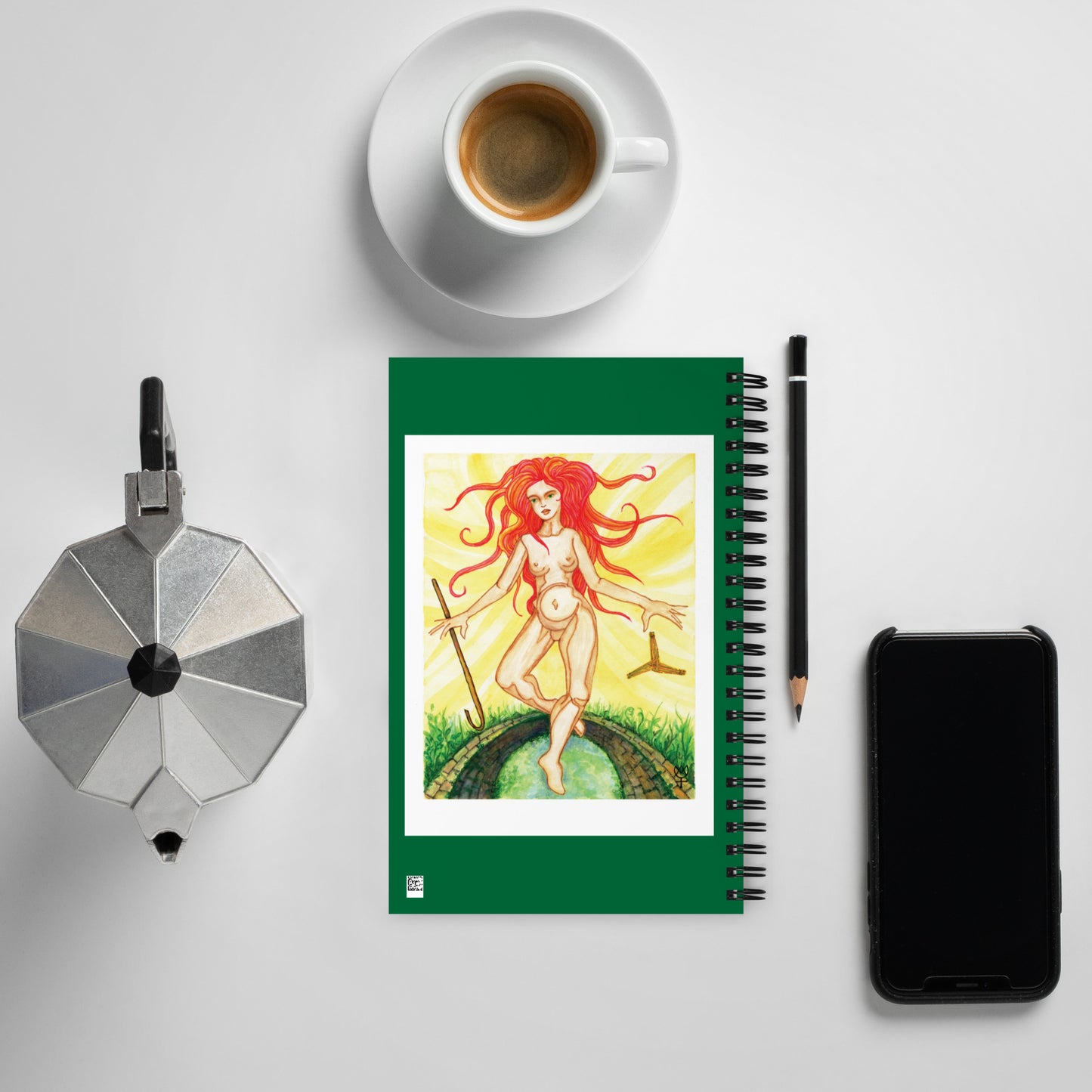 Brigid Spiral Notebook