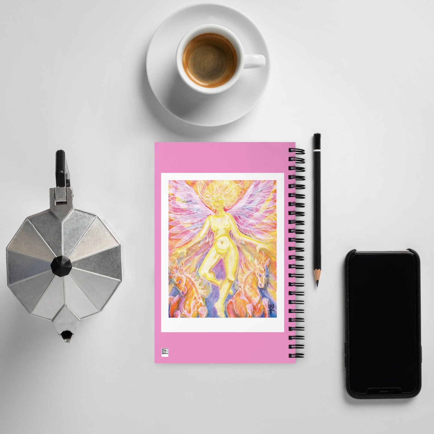 Eos Goddess of the Dawn Spiral Notebook