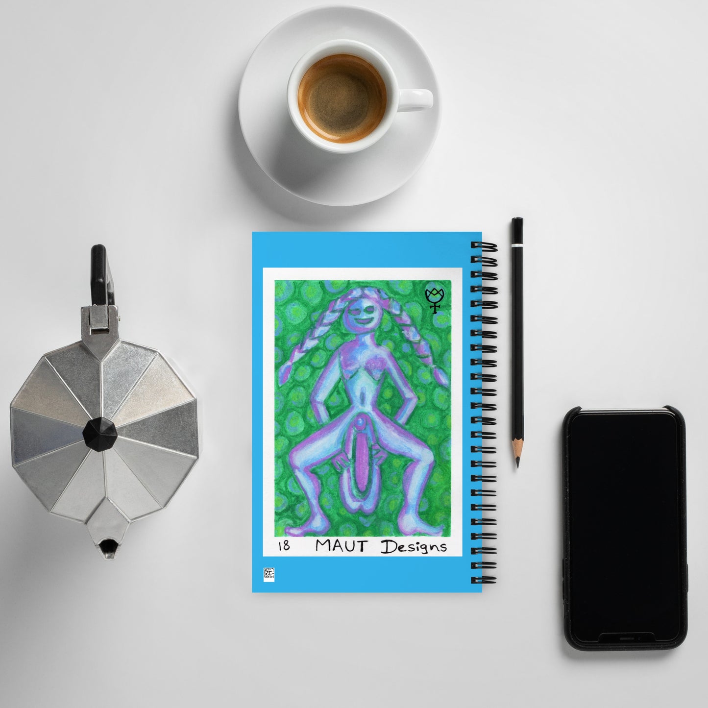 Sheela na Gig 18 Spiral Notebook