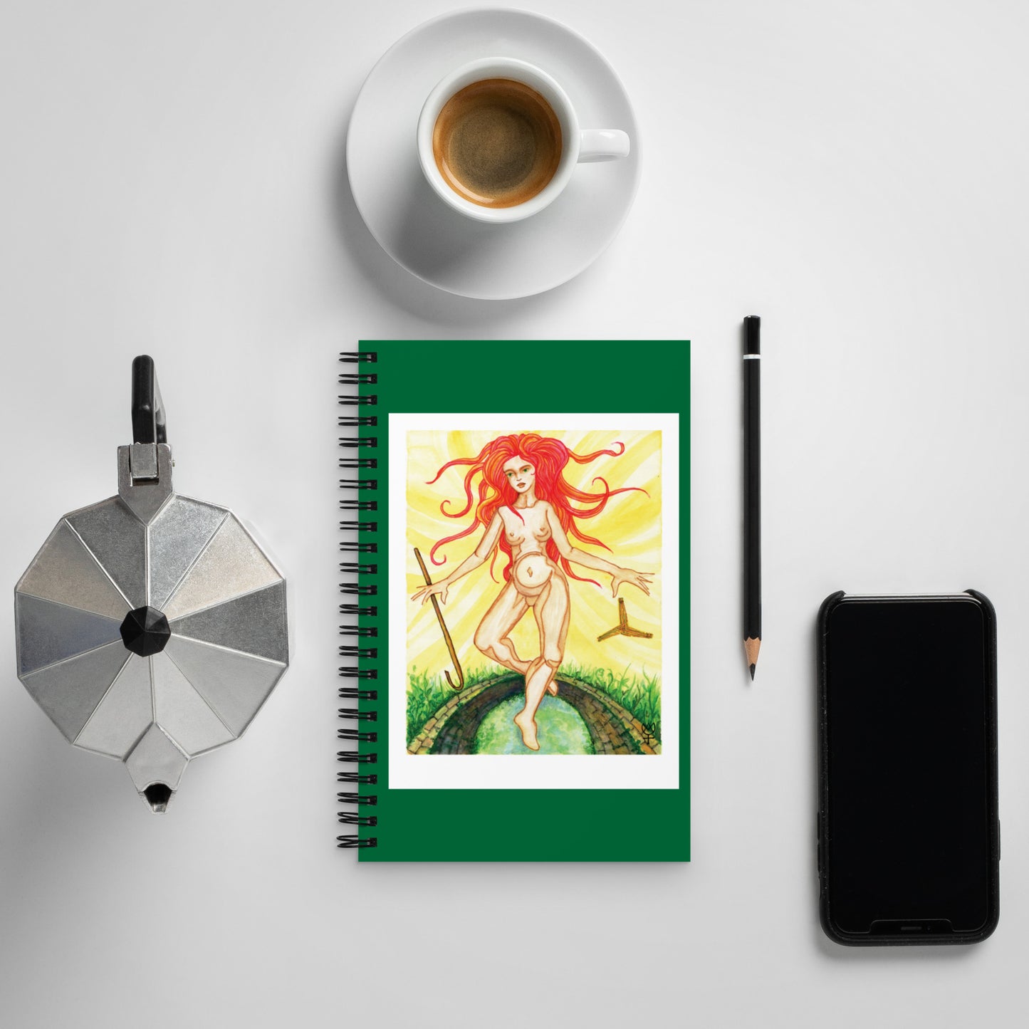 Brigid Spiral Notebook