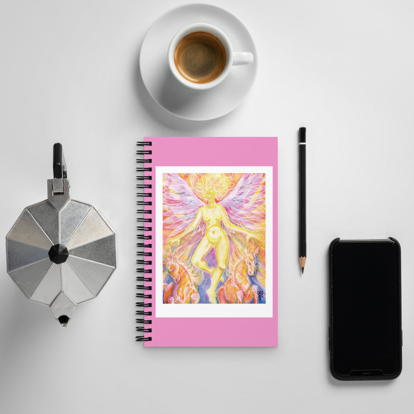 Eos Goddess of the Dawn Spiral Notebook