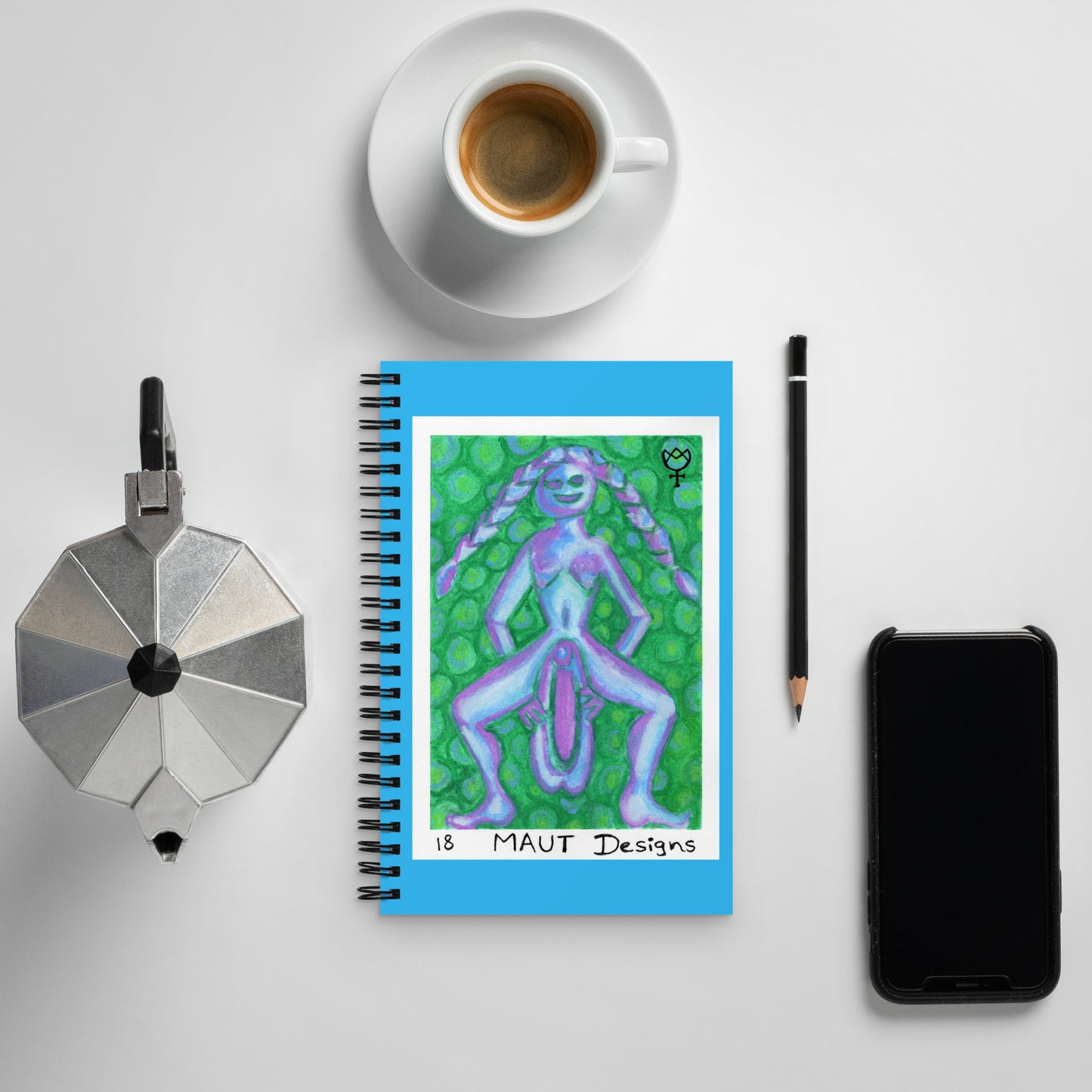 Sheela na Gig 18 Spiral Notebook