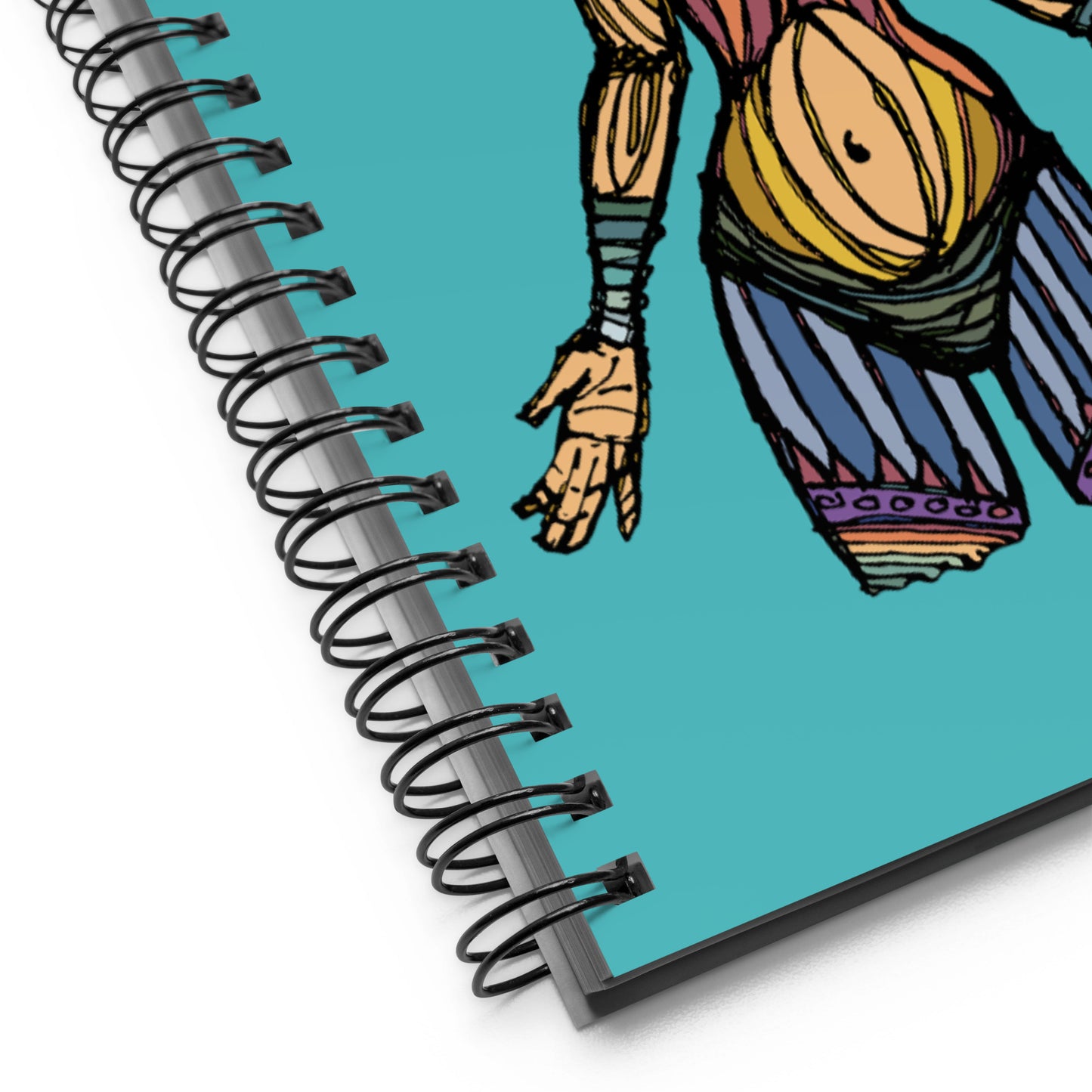 Liberty Stained Glass Spiral Notebook