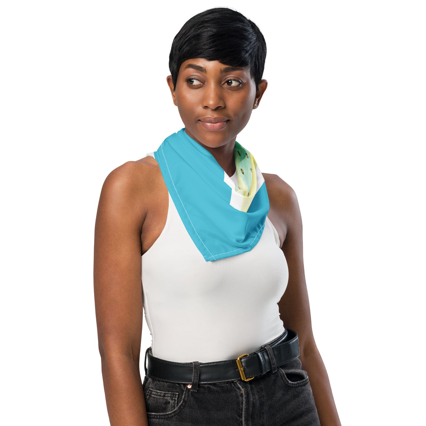 Berehynia with Sunflower Seeds Bandana Scarf