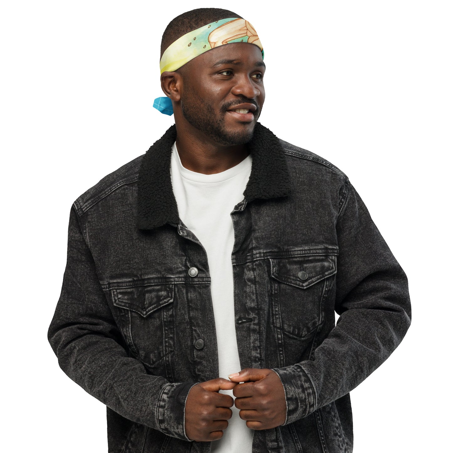 Berehynia with Sunflower Seeds Bandana Scarf