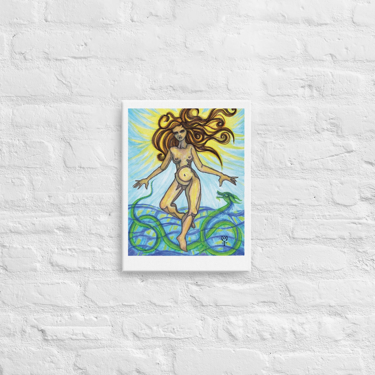 Tethys Primordial Mother Canvas Print