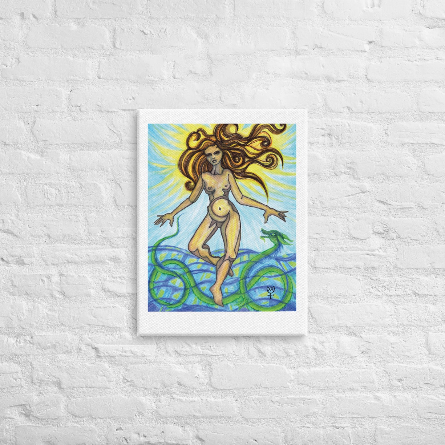 Tethys Primordial Mother Canvas Print