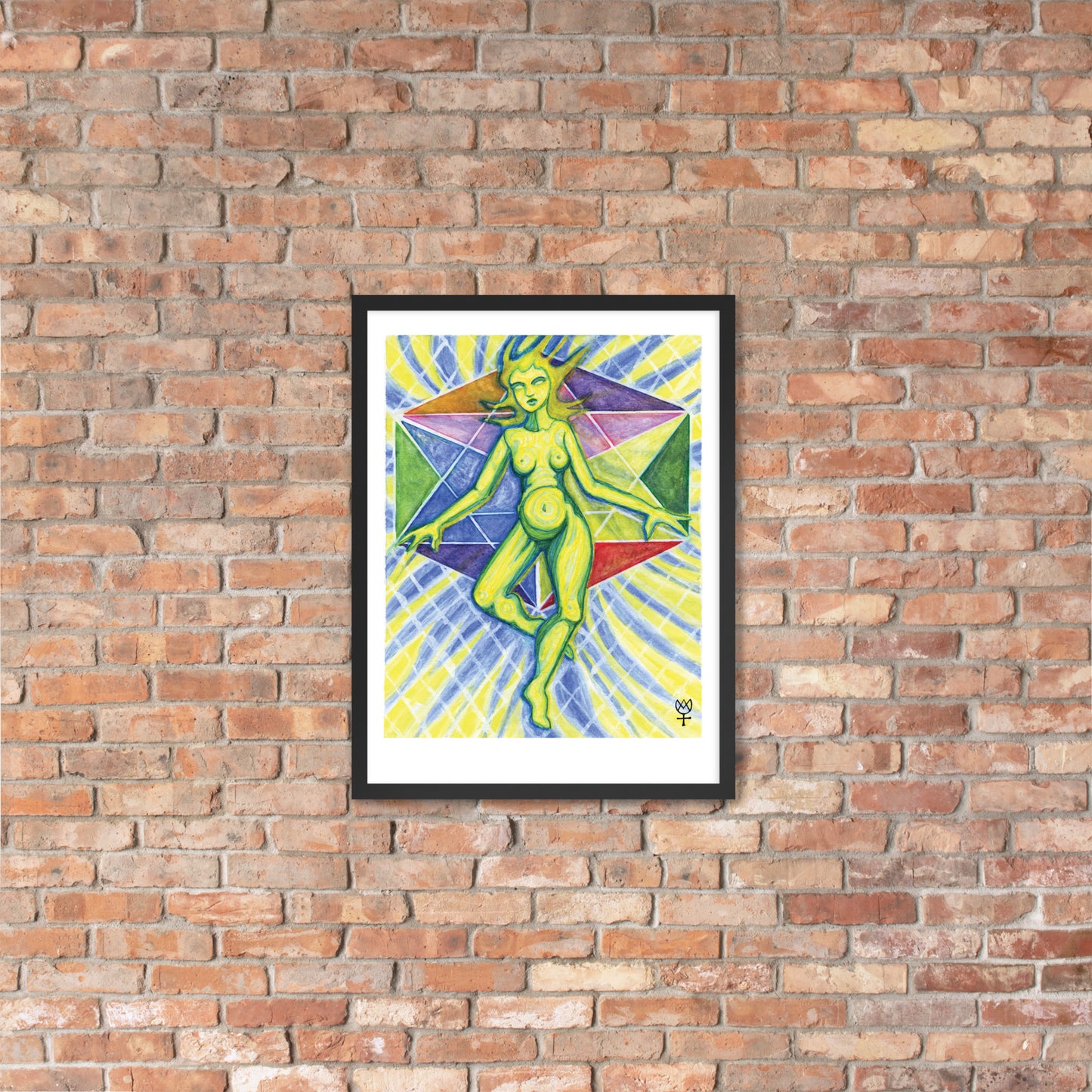 Theia Goddess of Light Framed Poster