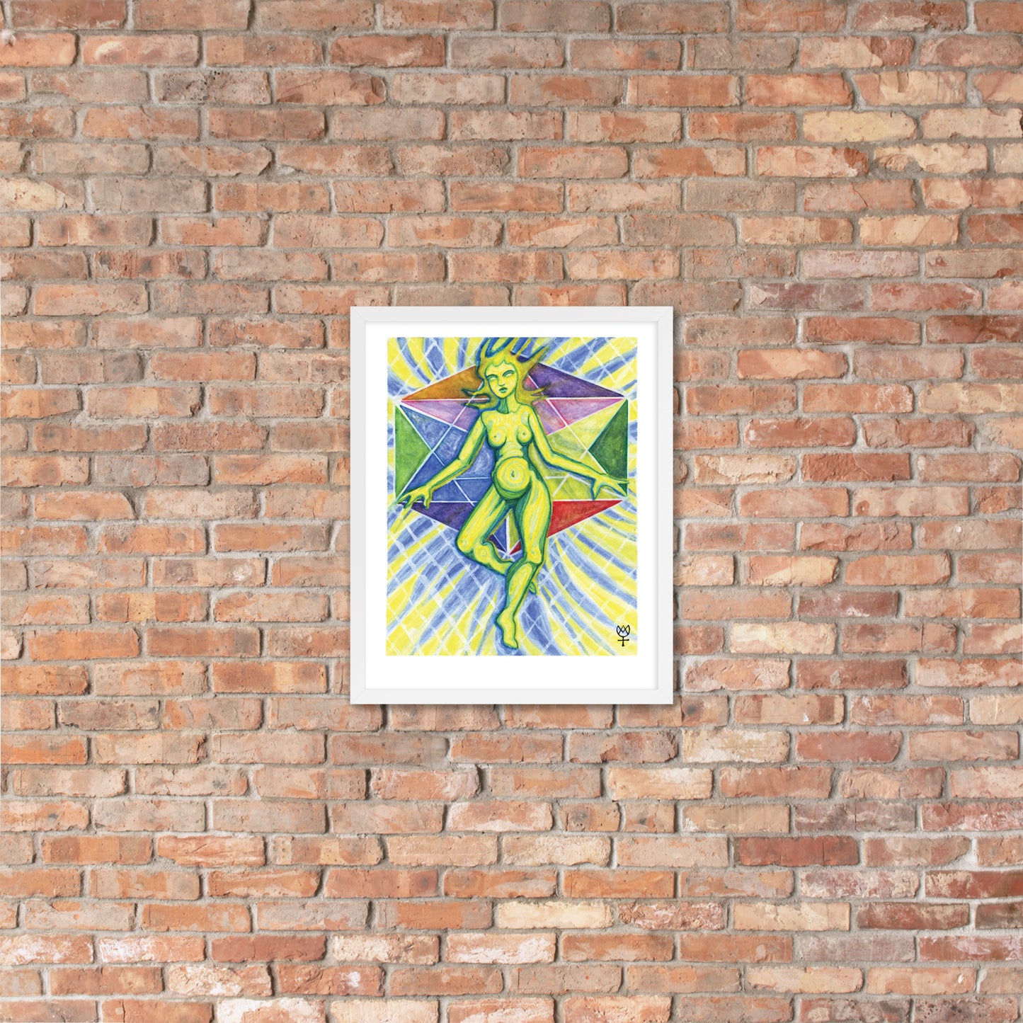 Theia Goddess of Light Framed Poster