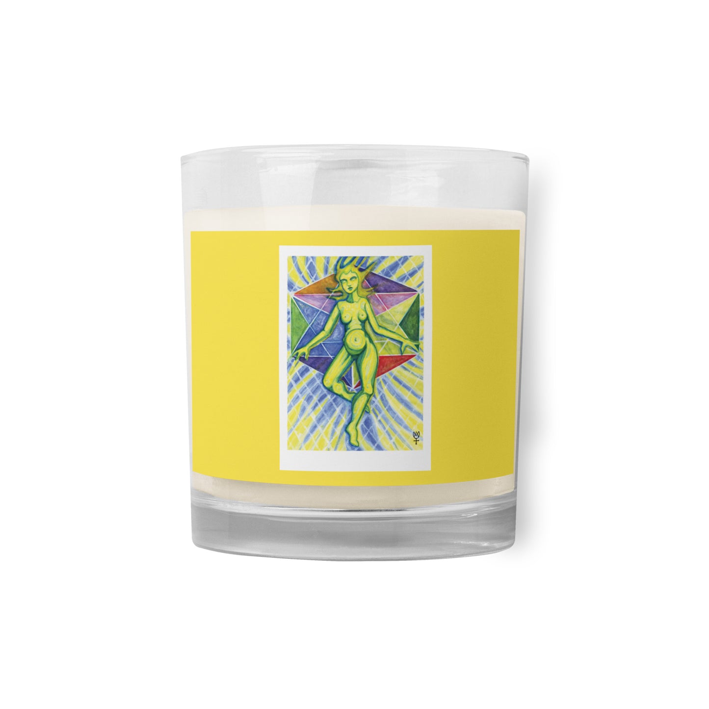 Theia Goddess of Light Glass Jar Soy Wax Candle