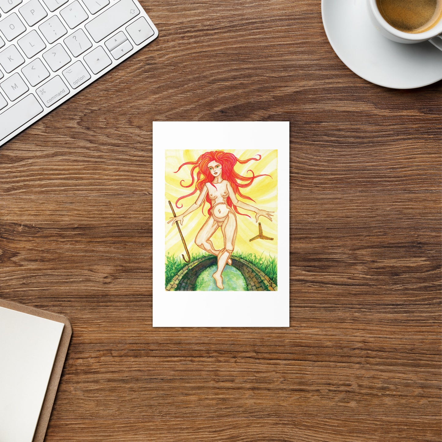 Brigid Blank Greeting Card