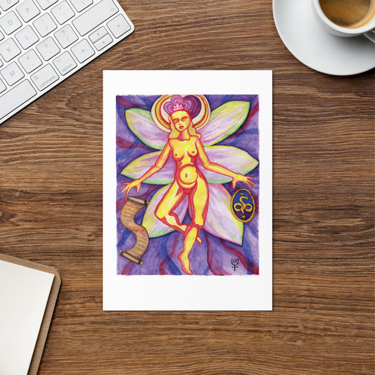 Sophia Mother of God Blank Greeting Card