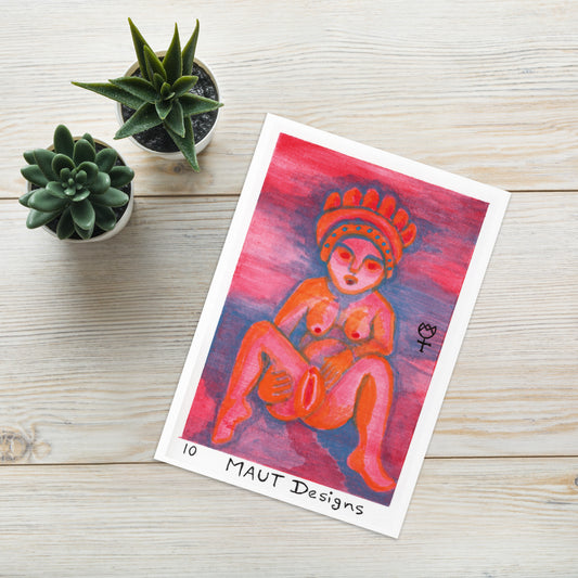 Sheela na Gig 10 Blank Greeting Card