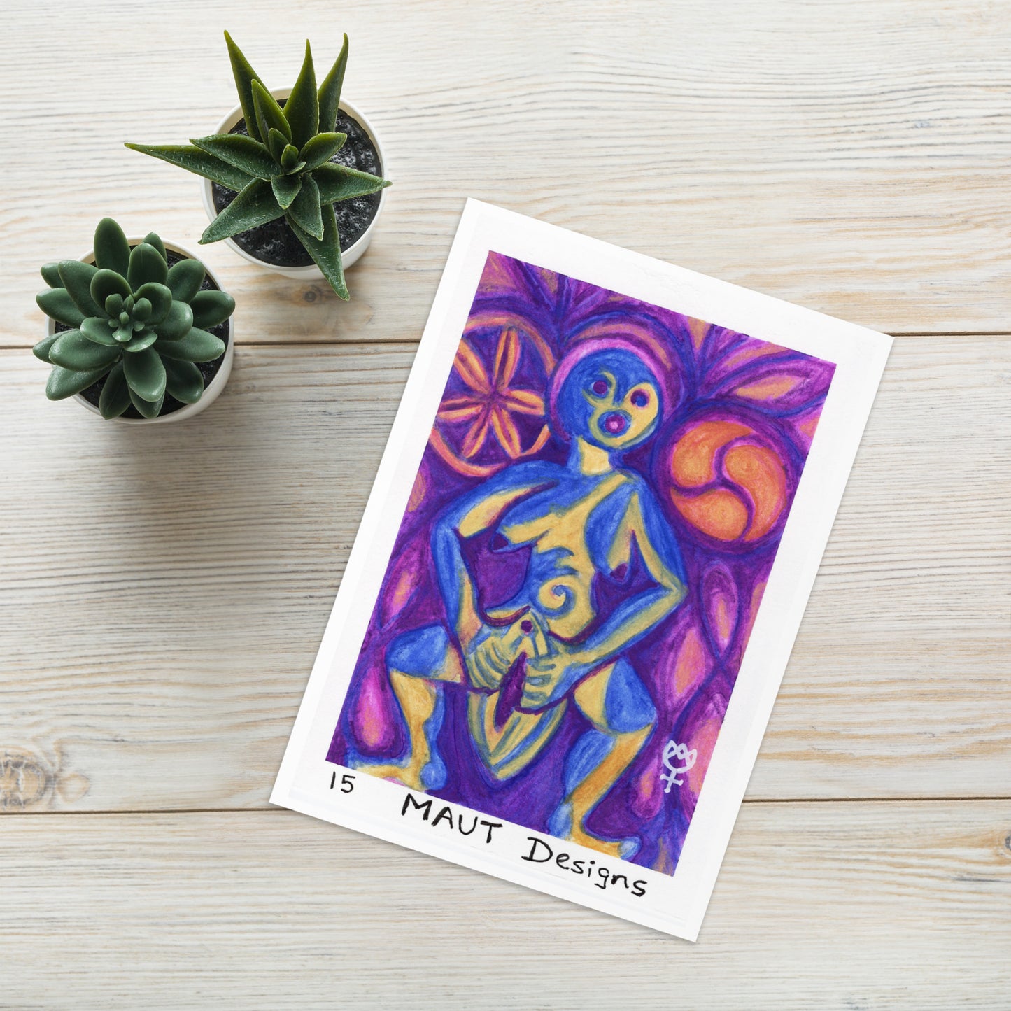 Sheela na Gig 15 Blank Greeting Card