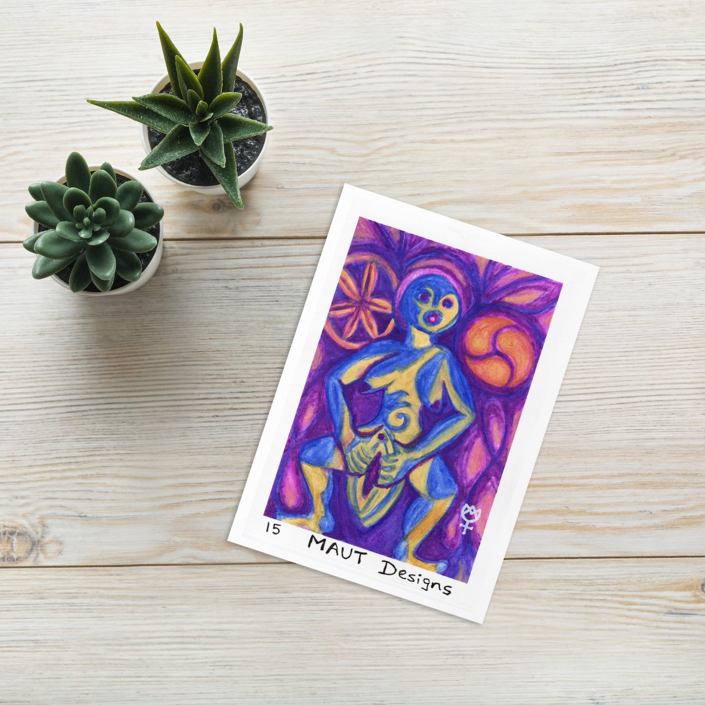 Sheela na Gig 15 Blank Greeting Card