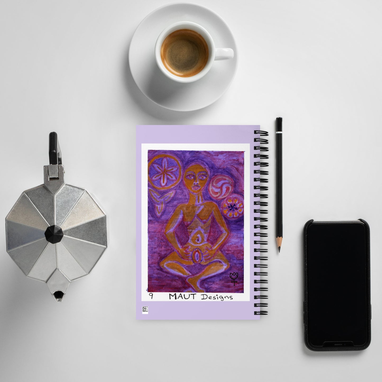 Sheela na Gig 9 Spiral Notebook