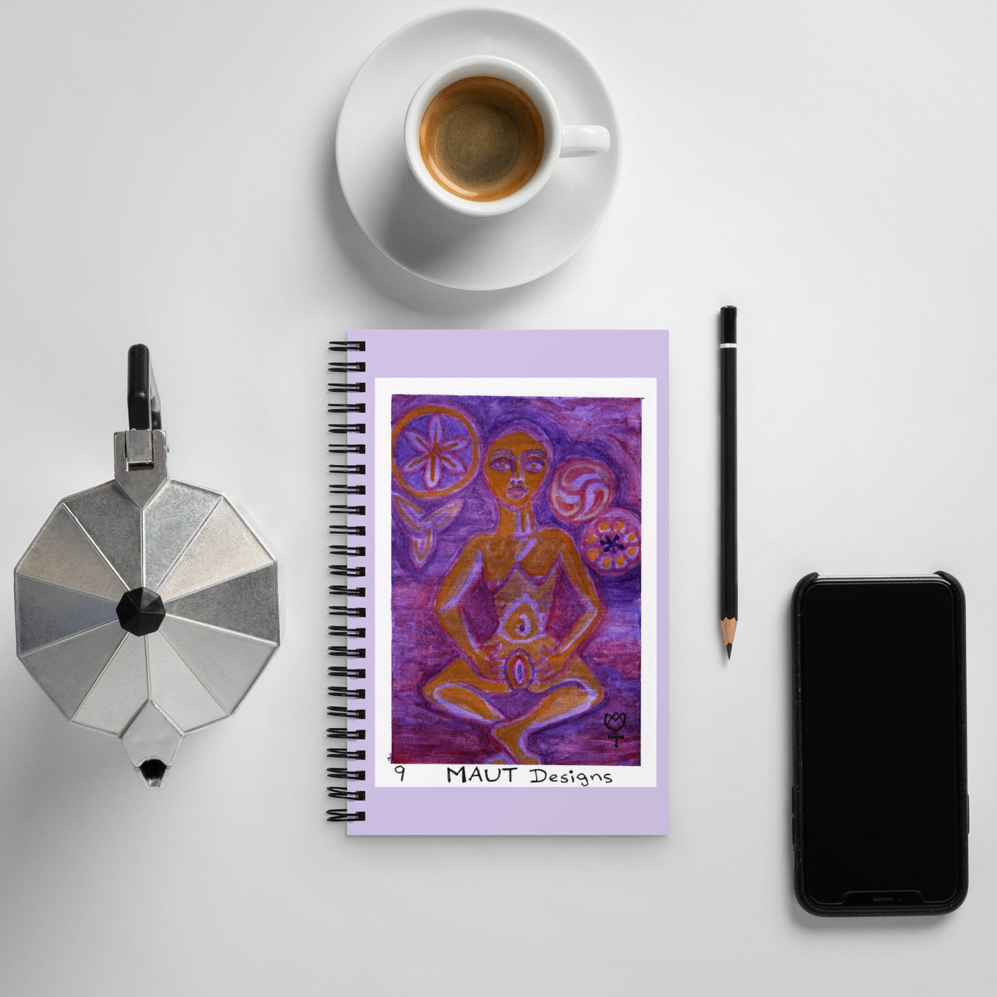 Sheela na Gig 9 Spiral Notebook