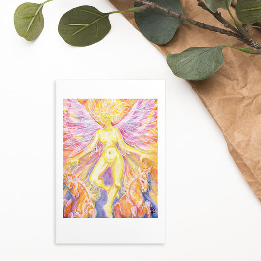 Eos Goddess of the Dawn Standard Postcard